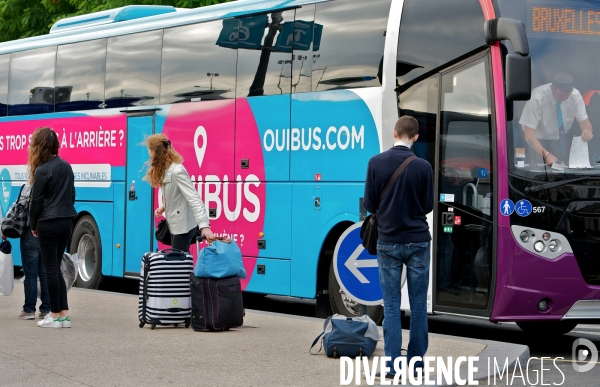 La Gare routière Ouibus de Paris Bercy