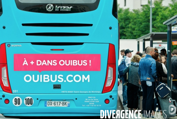 La Gare routière Ouibus de Paris Bercy