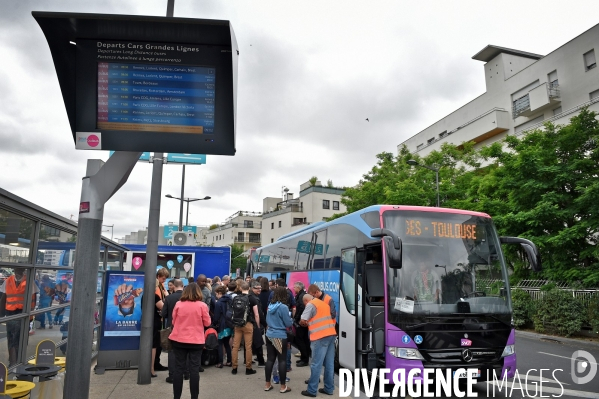 La Gare routière Ouibus de Paris Bercy