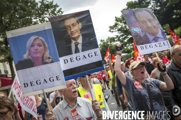 Manifestation contre la loi Travail autour du Bassin de l Arsenal