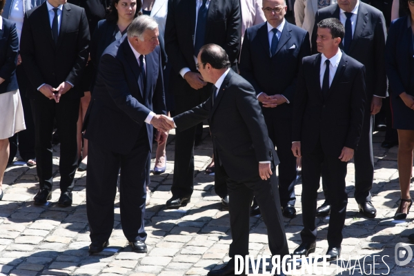 Cérémonie d hommage à Michel Rocard