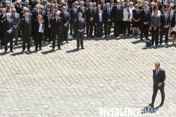 Cérémonie d hommage à Michel Rocard