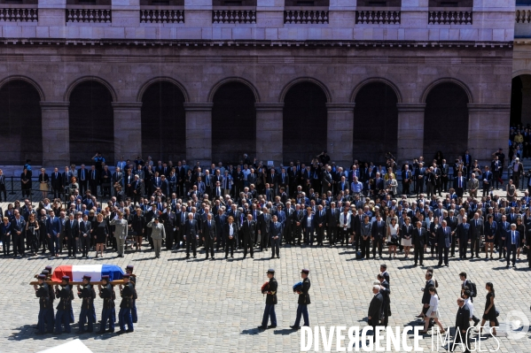 Cérémonie d hommage à Michel Rocard