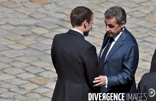 Emmanuel Macron avec Nicolas Sarkozy