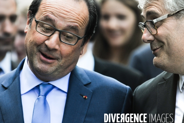 François Hollande. Commémoration du martyre de Tulle.