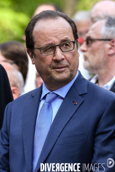 François Hollande. Commémoration du martyre de Tulle.