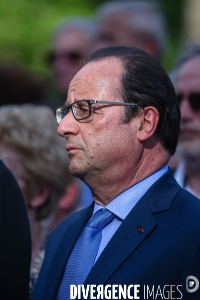 François Hollande. Commémoration du martyre de Tulle.