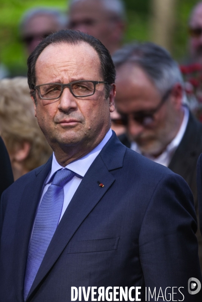 François Hollande. Commémoration du martyre de Tulle.