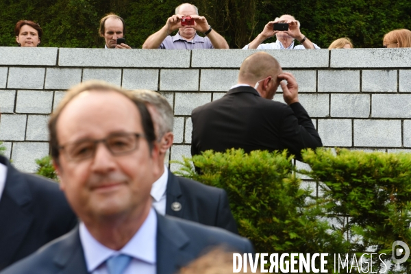 François Hollande. Commémoration du martyre de Tulle.