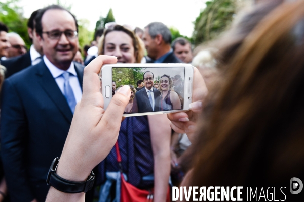 François Hollande. Commémoration du martyre de Tulle.