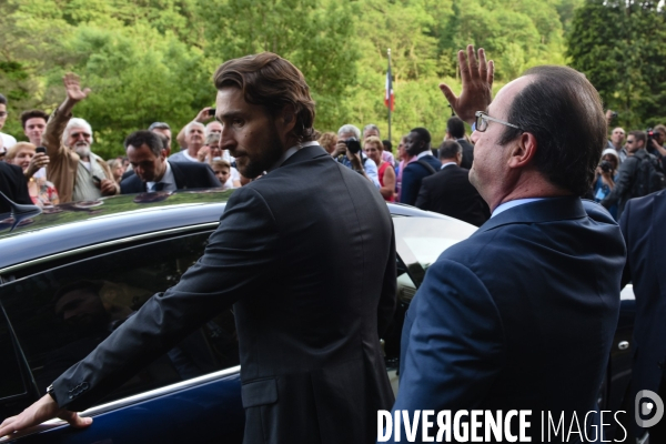 François Hollande. Commémoration du martyre de Tulle.