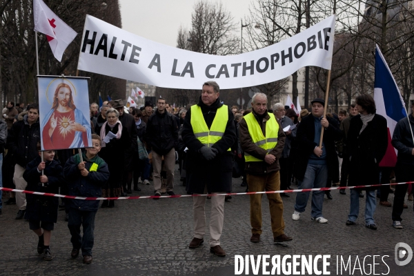 Manif de Civitas à Paris