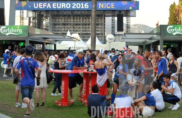 Finale de l Euro 2016 - Fan Zone de Nice