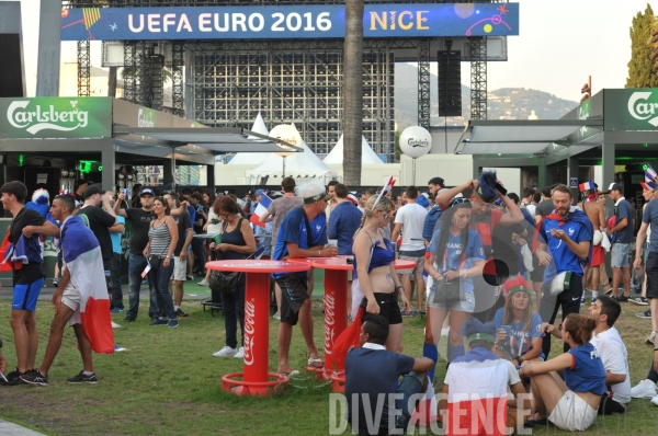 Finale de l Euro 2016 - Fan Zone de Nice