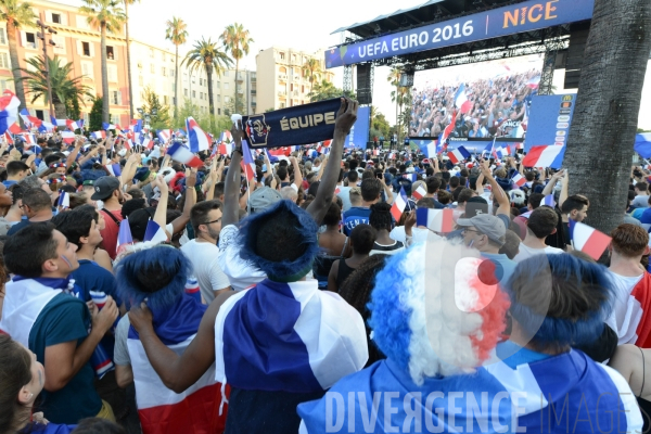 Finale de l Euro 2016 - Fan Zone de Nice