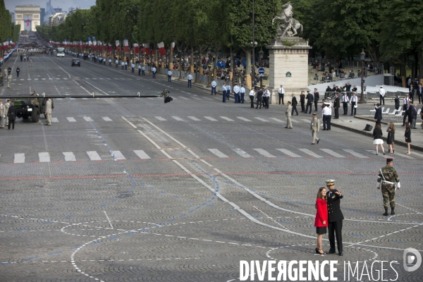 14 juillet 2016 : défilé militaire sur les Champs Elysées