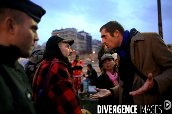 Campement avorté du 2 décembre - Les enfants de Don Quichotte