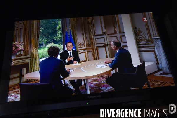 François Hollande. Entretien télévisé du 14 juillet 2016.