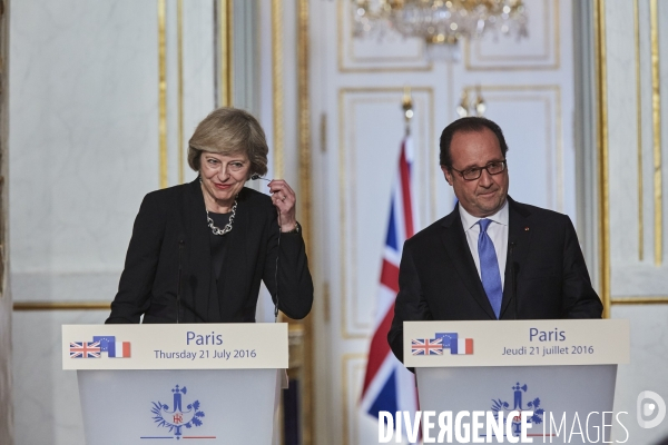 Theresa May rencontre François Hollande
