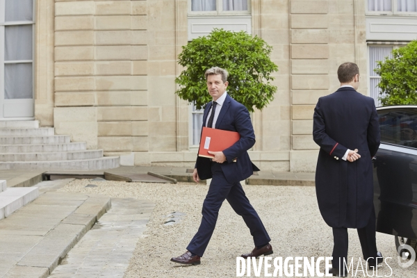 Elysée , conseil de defense et allocution de François Hollande