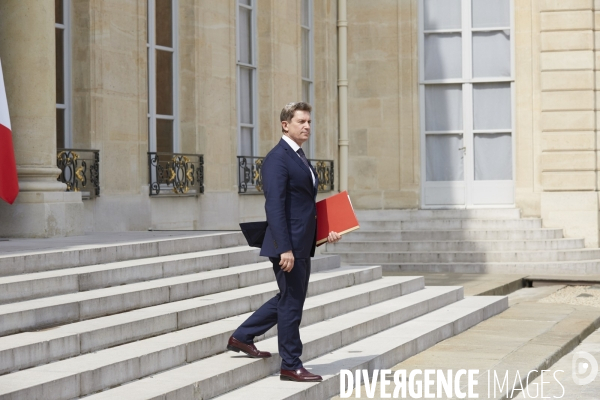 Elysée , conseil de defense et allocution de François Hollande