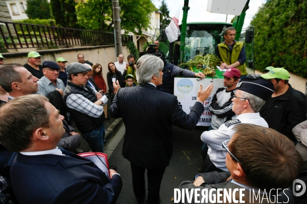 Stéphane Le Foll et les agriculteurs