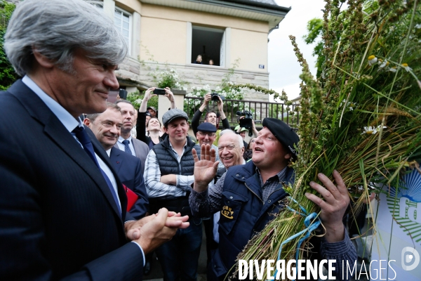 Stéphane Le Foll et les agriculteurs