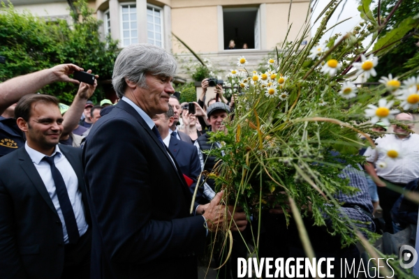 Stéphane Le Foll et les agriculteurs