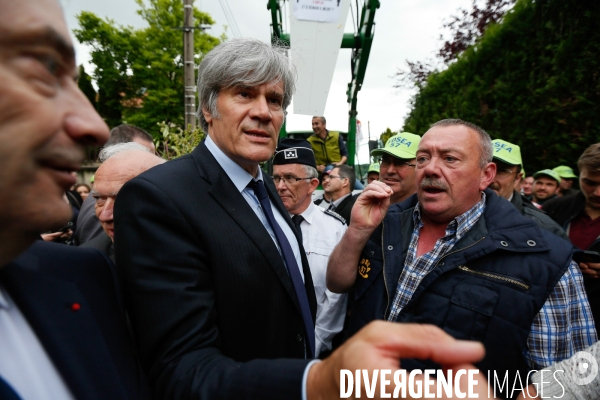 Stéphane Le Foll et les agriculteurs