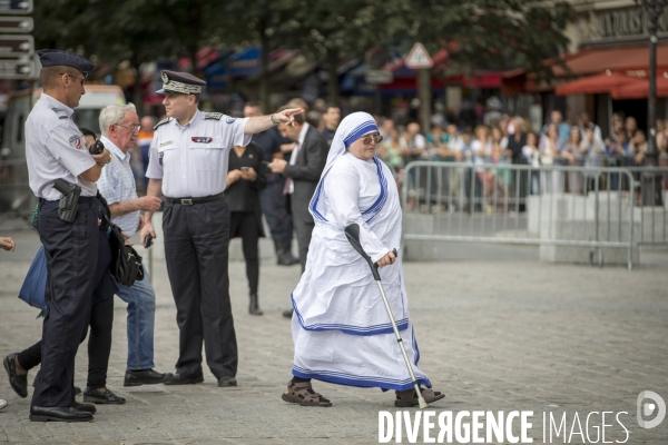 Attentat de Saint-Etienne-du-Rouvray : cérémonie à Notre-Dame