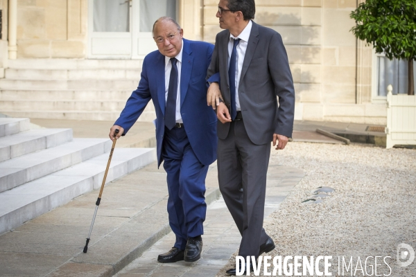 Elysée: r¢union de la conf¢rence des repr¢sentants des cultes en france