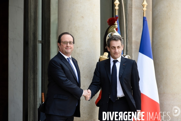 François Hollande reçoit les chefs de partis politiques après le Brexit