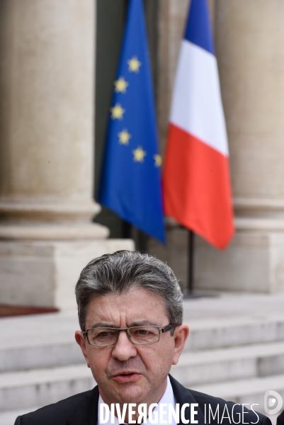 François Hollande reçoit les chefs de partis politiques après le Brexit