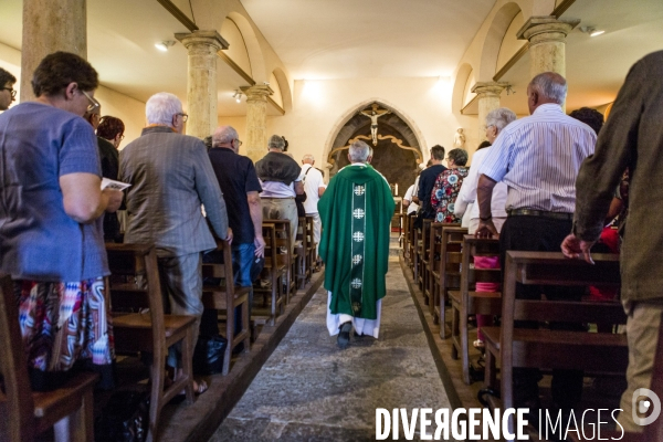 Messe à St Christophe, 31 juillet 2016