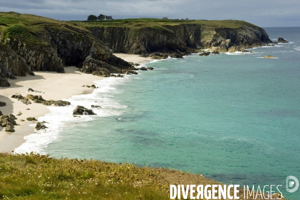 Bretagne.La pointe de Corsen est le point le plus occidental de la France continenetale.