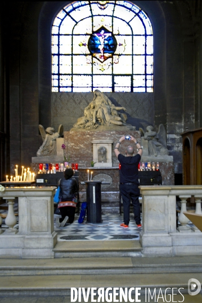 Illustration juillet 2016.Dans une chapelle de l  eglise saint Sulpice