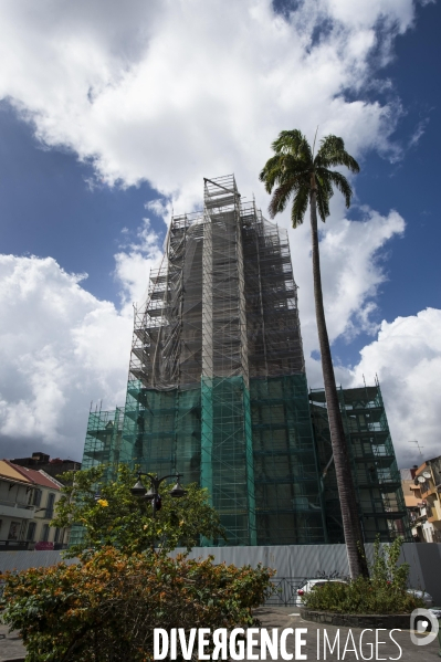 Chantier cathédrale Saint-Louis à Fort-de-France