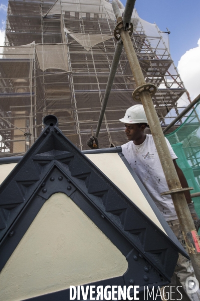 Chantier cathédrale Saint-Louis à Fort-de-France