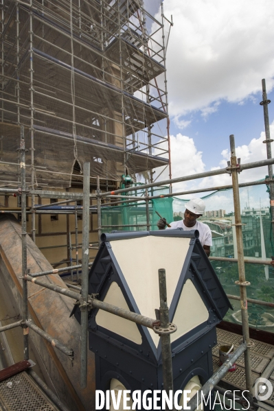 Chantier cathédrale Saint-Louis à Fort-de-France