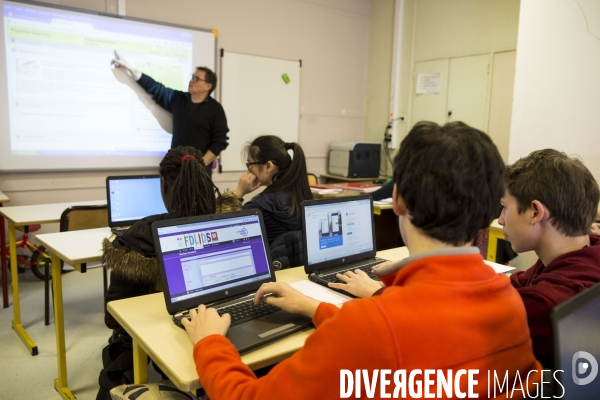 Illustration dans des lycées et collèges d Île de France