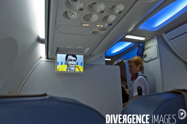 Illustration Aout2016Film d animation des consignes de securite a bord d un avion