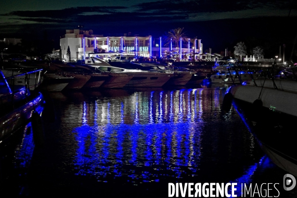 Illustration Aout2016.La marina de Cala d Or la nuit