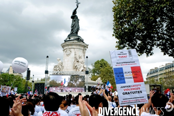 Manifestation contre les violences et l insecurtite envers les Asiatiques