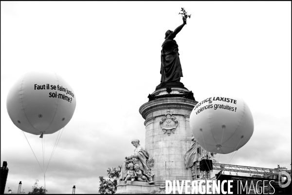 Manifestation contre les violences et l insecurtite envers les Asiatiques