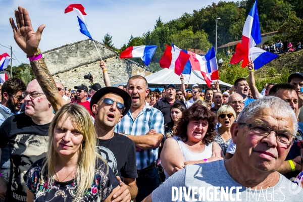 Rentrée politique de Marine Le Pen.