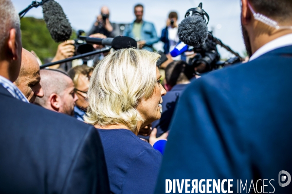 Rentrée politique de Marine Le Pen.