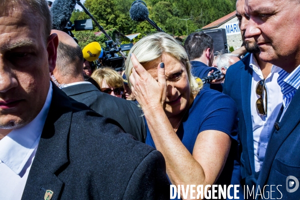 Rentrée politique de Marine Le Pen.