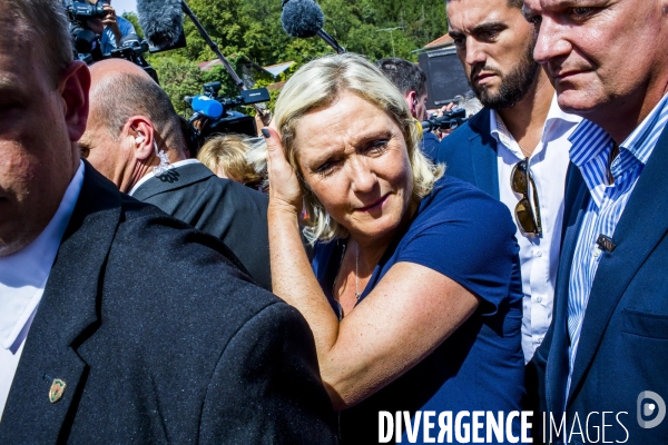 Rentrée politique de Marine Le Pen.