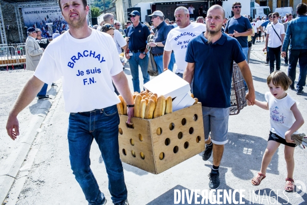 Rentrée politique de Marine Le Pen.