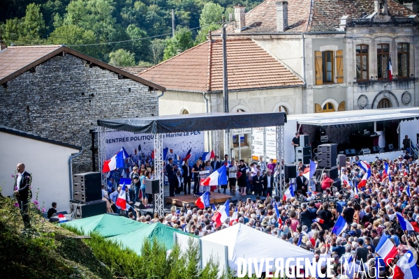 Rentrée politique de Marine Le Pen.